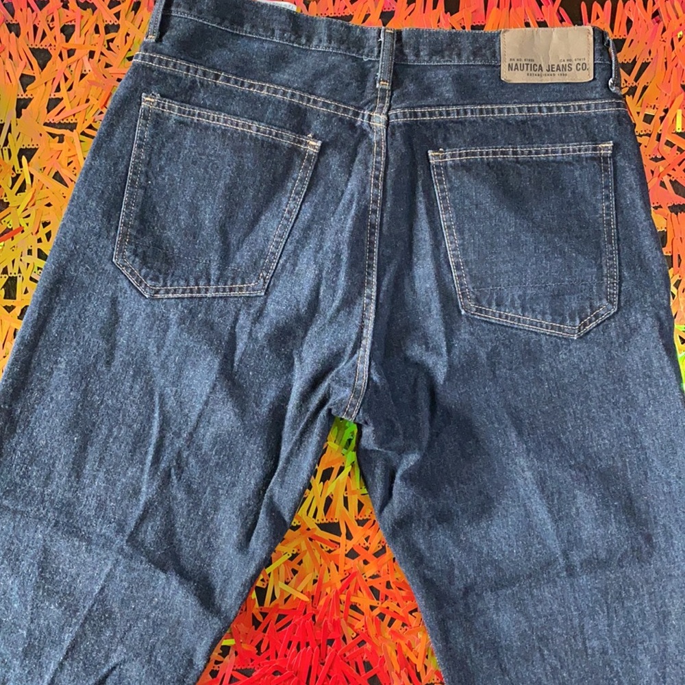 Nautica jeans co. Relaxed Fit blue denim - Picture 8 of 13